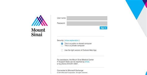 please wait while we check your credentials. . Mount sinai email